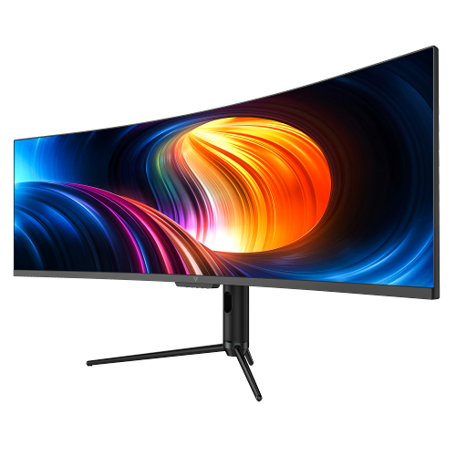 V7 – Moniteur incurvé visualisable USB-C de 49 po – DQHD – 5120 x 1440 – Hauteur réglable