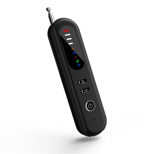 Camera detector GPS wireless signal hotel anti-sneak infrared detector fast and accurate detection - black