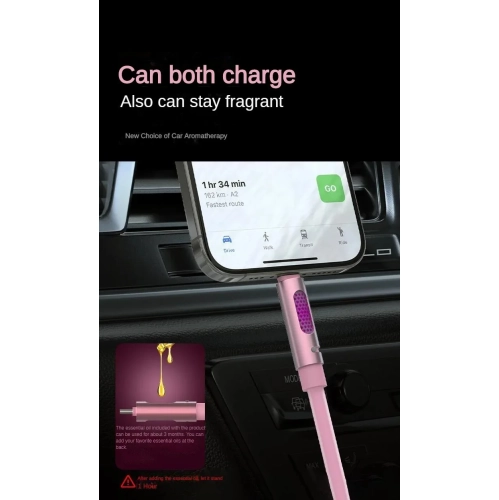 240w ligne de données aromathérapie Colonne lumineuse en silicone coloré Câble de chargement rapide adapté pour Apple Huawei Notebook double port-cde