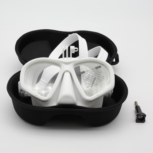 Professional men's and women's small free diving goggles snorkeling equipment swimming goggles - with bracket to install the diving camera yourself -