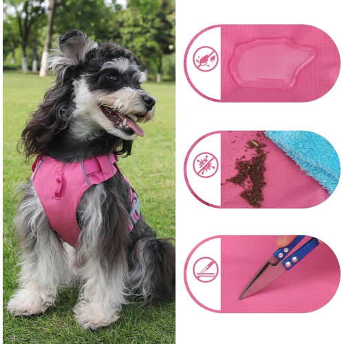 Nouvel ourlet léger avec laisse de rechange, laisse hydrofuge réfléchissante et à séchage rapide pour chiens, taille M, 15 catties à 28 kg -