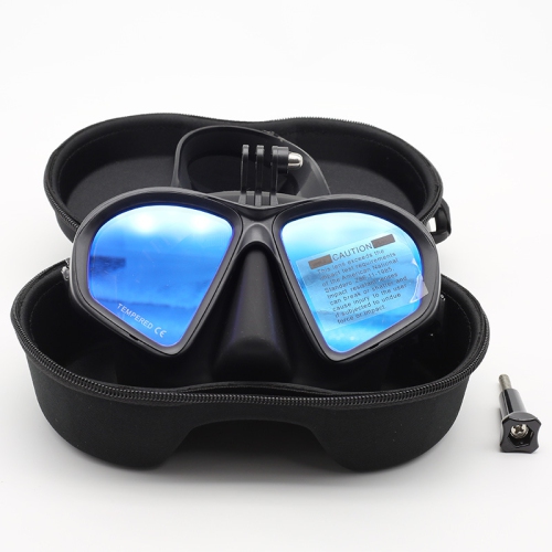 Professional men's and women's small diving goggles snorkeling equipment swimming goggles - with bracket to install the diving camera yourself -