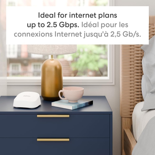 eero 7 dual-band mesh Wi-Fi 7 router (newest model) - Supports internet plans up to 2.5 Gbps, Coverage up to 560 m², 3-pack by EERO - Open Box condition - Image 5