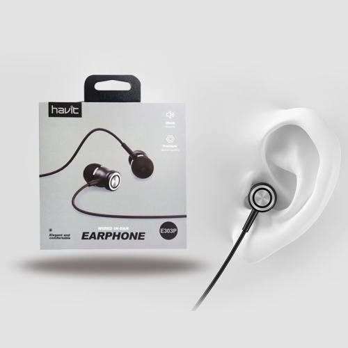 Havit E30P In-ear Stereo Earbuds 3.5mm Earphones with Mic