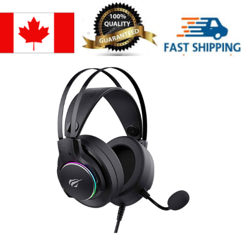 HAVIT  H2007U Wired USB 7.1 RGB Gaming Headset With Microphone_Black
