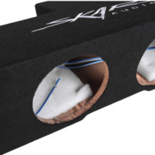 Enceinte à évent Quad 8&nbsp;po de Skar Audio pour Chevy Silverado 2019-2024 et GMC Sierra cabine double