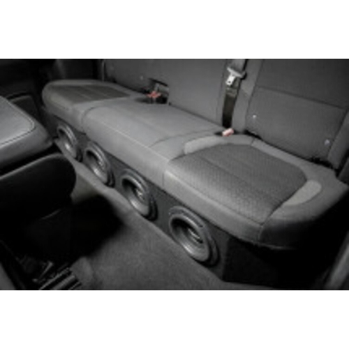 Enceinte à évent Quad 8&nbsp;po de Skar Audio pour Chevy Silverado 2019-2024 et GMC Sierra cabine double