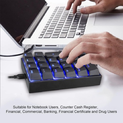 USB Numeric Keypad with LED Light
