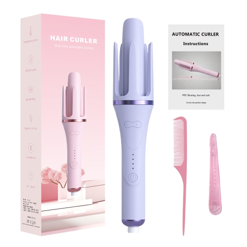 Automatic Rotating Curler, Beach Wave Curler, Portable Curler, Negative Ions, Salon Essential Lightweight, Ceramic Coating 158 Automatic Curler,