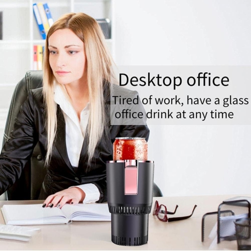 2 in 1 Car Cup Insulation Cooler Smart Car Cup Holder Car Cooling Heating Cup Holder Car Glass Cup Holder Practical Car Refrigerator Cooler