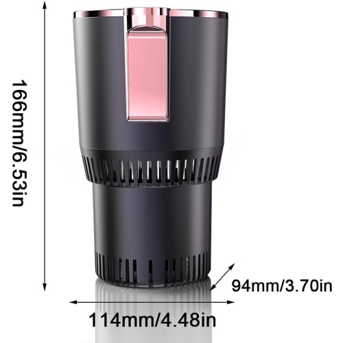 2 in 1 Car Cup Insulation Cooler Smart Car Cup Holder Car Cooling Heating Cup Holder Car Glass Cup Holder Practical Car Refrigerator Cooler