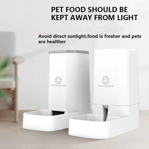 Automatic water feeder, 1 approx. 3.8L water dispenser, small pet water dispenser with automatic dispensing function, suitable for cats, dogs and