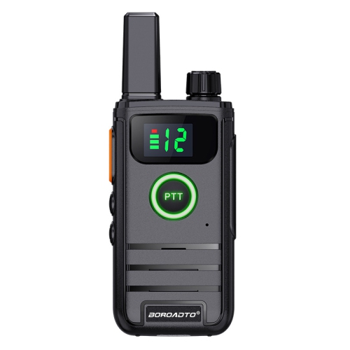 Ultra-thin mini intercom micro wireless outdoor hotel restaurant civilian handheld small intercom high power single black