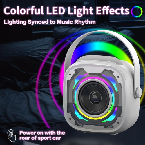 Adults Kids Mini Karaoke Machine, Portable Bluetooth Speaker, Wireless Karaoke Microphone, Singing Machine Christmas Toy for Girls Ages 3 to 12