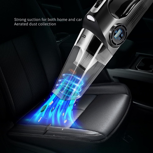 120W Car Vacuum Cleaner 4 in 1 with Light Air Pump High Power Car Vacuum Cleaner 120W Car Vacuum Cleaner with LED Light Wet and Dry Handheld Vacuum