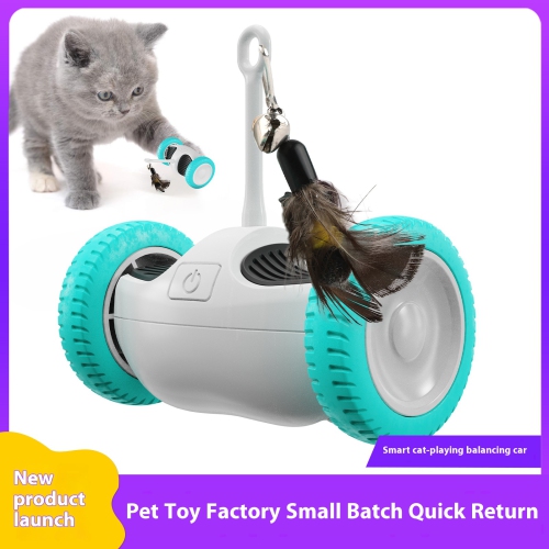 Smart gravity running sports car electric cat toy | cat self-entertainment artifact | 360° rotation + variable speed mode | hands-free electric cat