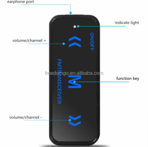 Collar clip mini ultra-small intercom beauty salon barber shop civilian restaurant bar headset small intercom black single
