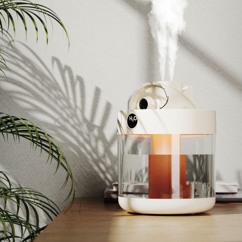 3.5L double spray large fog volume/atmosphere light double spray humidifier large water tank + USB portable power silent home office aromatherapy