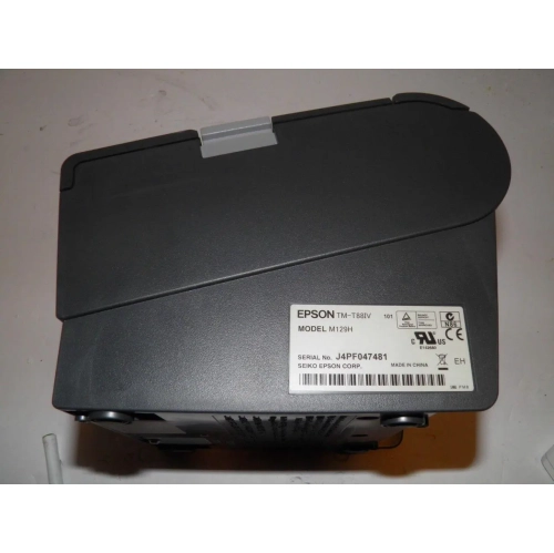 Refurbished . Epson TM-T88IV Model M129H POS Direct Thermal Receipt Printer USB / Ethernet Port , Dark Gray - Printer Only No Power Supply.