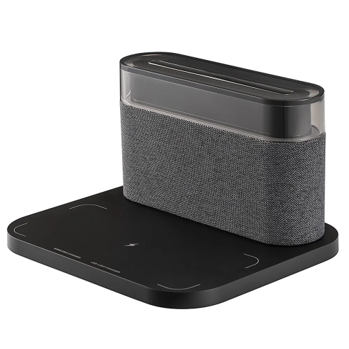 Wireless Charging Smart Clock Night Light Bluetooth Speaker, Night Light Wireless Charging 15w Wireless Charger Alarm Clock with Bluetooth Speaker -