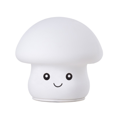 THE WAY  Colorful Starry Sky Silicone Mushroom Night Light, Led Smart Bedside Eye Protection Desk Lamp, Pat Lamp Creative Gift - Jun Mushroom