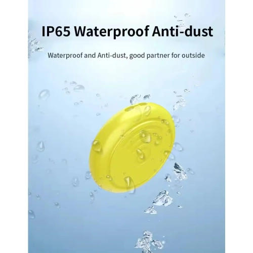 Appareil intelligent anti-perte dédié Apple, localisateur de recherche global, portefeuille porte-clés aînés dispositif de suivi anti-perte - jaune