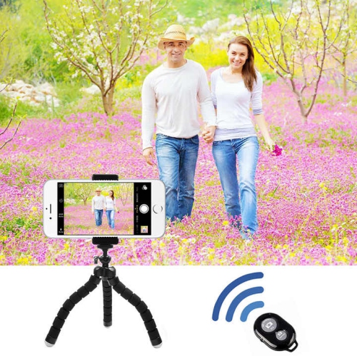 Octopus mobile phone tripod portable mini multi-function bracket 360° flexible tripod suitable for live broadcast/short video shooting mobile phone