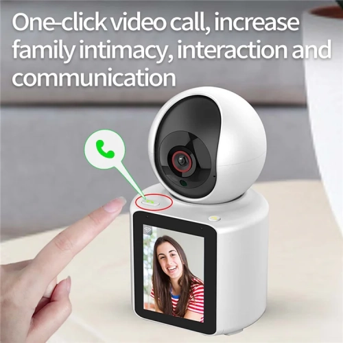 Home security camera, child care camera, HD smart voice and video call monitoring, two-way audio baby/pet monitor