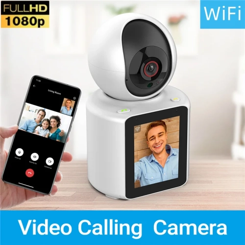 Home security camera, child care camera, HD smart voice and video call monitoring, two-way audio baby/pet monitor