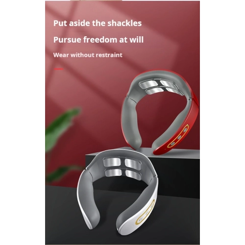 Neck protector household cervical massager neck massager hot compress neck massager-820 white