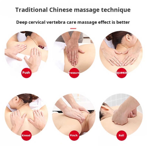 Neck protector household cervical massager neck massager hot compress neck massager-820 white