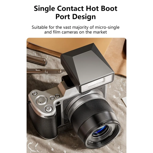 Mini flash micro caméra dôme externe, lampe de remplissage pour appareil photo légère, dôme extérieur, adapté pour Sony Fuji Canon Nikon universel