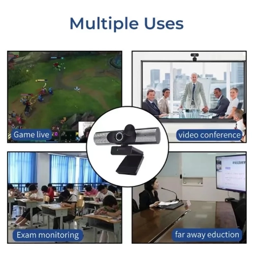 Ordinateur HD, caméra USB, microphone, haut-parleur, ordinateur portatif trois-en-un, ordinateur de bureau classe en direct