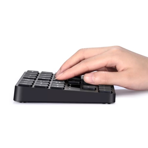 2.4Ghz Wireless 35 Keys Rechargeable battery Numeric Keypad Keyboard_Black