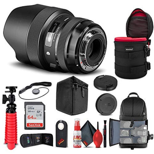 Sigma 14-24mm f/2.8 DG HSM Art Lens for Nikon F Bundle