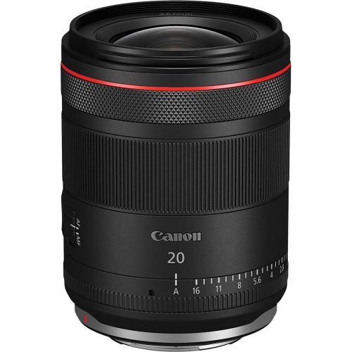 Objectif RF 20&nbsp;mm f/1,4&nbsp;L de Canon | Objectif plein format ultra grand-angle à focale fixe, étanche - Ensemble