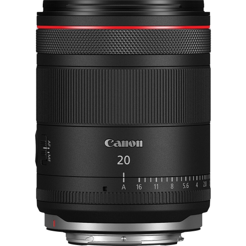 Objectif RF 20&nbsp;mm f/1,4&nbsp;L de Canon | Objectif plein format ultra grand-angle à focale fixe, étanche - Ensemble