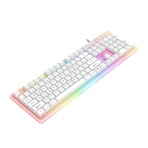 Havit KB876L Wired RGB backlighting Gaming Keyboard_White