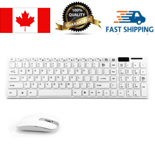 Ultra-Thin Wireless Combo with KB Cover, white