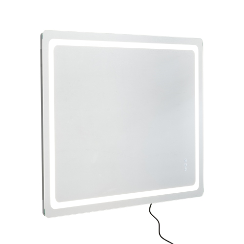VEVOR  36" X 48" Led Bathroom Mirror, w Frontlit And Backlit, Anti-Fog Memory Mirror w Lights, Stepless 3 Colors Temperature Dimmable Bathroom
