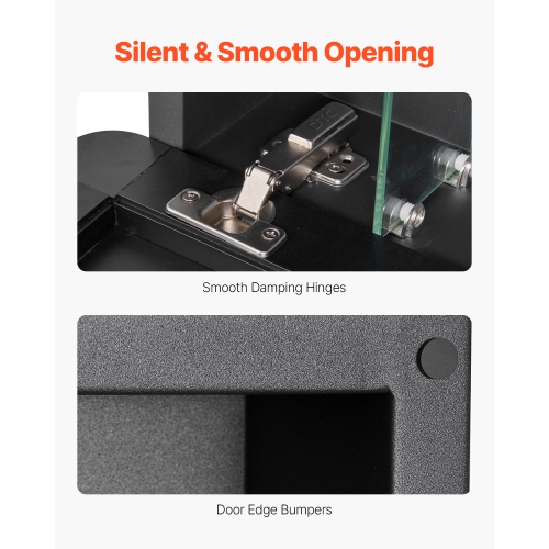 VEVOR 20 x 30 inch Medicine Cabinet, Medicine Cabinet for Bathroom with Mirror, Aluminum Frame Bathroom Wall Cabinet, 4-layer Adjustable Shelves,