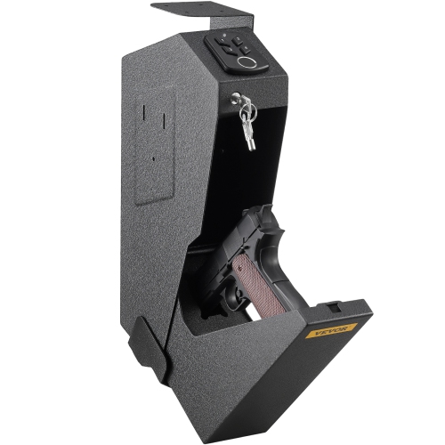 VEVOR Pistol Safe Box Fingerprint Lock Pistol Gun Safes for Home Gun Voult One Gun