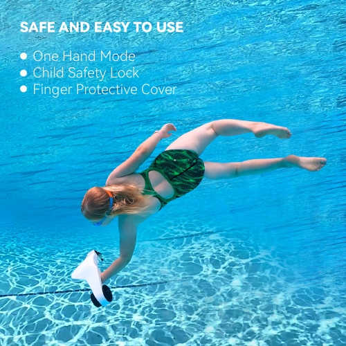 Trottinette sous-marine de Manta - 40&nbsp;M avec 3 vitesses, compatible avec la caméra