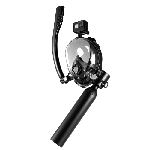 VEVOR 0.5L Scuba Tank, Portable Diving Tank, Diving Oxygen Cylinder Support 5-10 Minutes Underwater Breathing, 32.81 ft Diving Depth, Refillable