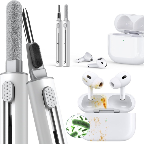 Inesore Cleaner Kit for Airpods Pro 1 2 3 4 Series,Multi-Function Cleaning Pen Tool for Earbuds Headphone