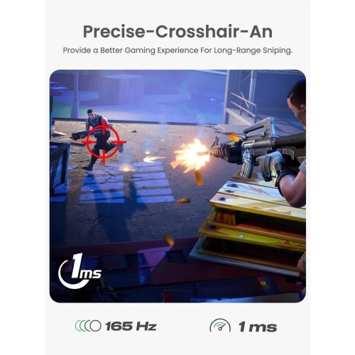 UPERFECT 24.5" 2K 165Hz Touchscreen Portable Monitor, QHD FreeSync IPS HDR, 180° Adjustable Stand, USB - C & HDMI, for