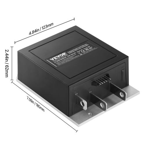 VEVOR 36V and 350A Golf Cart Speed Controller, DC Motor Controller Replacement for 1994-2019 EZGO Golf Carts, IP65 Rated Protection, Aluminum Alloy &