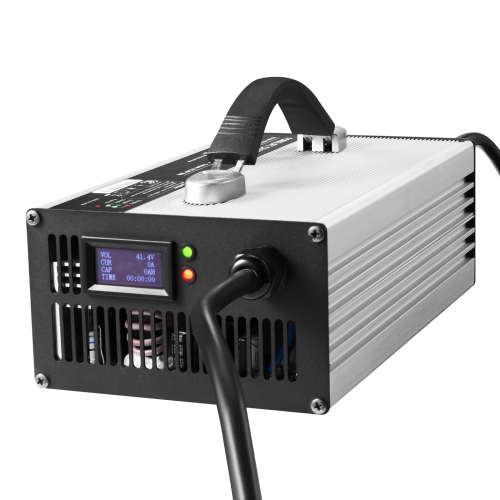 VEVOR 36V Forklift Battery Charger, 30A Smart Fully-Automatic Lead-Acid Battery Charger, 24 Volt Trickle Charger with Anderson Plug, Cooling Fan,