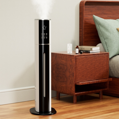 2.4Gal Ultrasonic Cool Mist Humidifier – Quiet Bedroom Humidifier for Large Rooms, 3-Speed Adjustable, UV Purification & Filtration, Pet/Baby/Plant