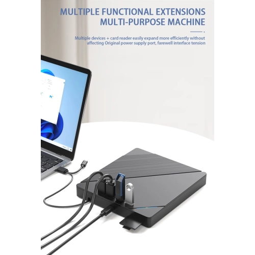 Multifunctional expansion mobile optical drive dual interface computer external mobile CD/DVD optical drive burner external optical drive plug-in